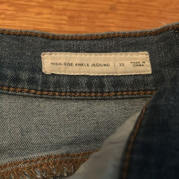 Pacsun Distressed High-Rise Ankle Jegging Size 25 - Picture 4 of 5